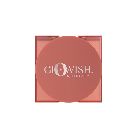 NWT HUDA BEAUTY GloWish Cheeky Vegan Blush Powder in HEALTHY PEACH - Picture 2 of 4